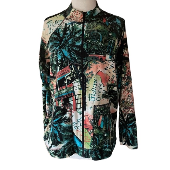 Chico's Jackets & Blazers - Chico’s RN#79984 100% Cotton, Zip Up Jacket